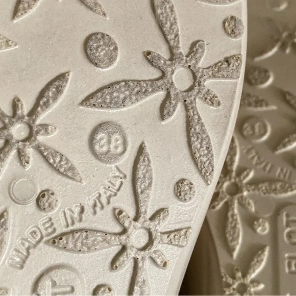 Fly Flot Clog Slip-on Mule Tan Mesh Comfort Anti-shock Anatomic Size US 7.5 - Picture 9 of 11